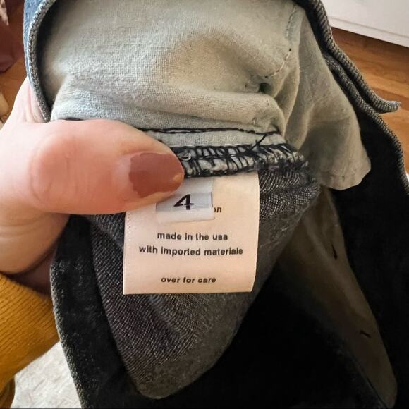 Rachel Comey Denim Ticklers High Waisted Straight Leg Jeans in Blue - Picture 8 of 9